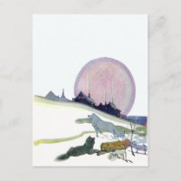 Chiens de traîneau de l'Alaska dans la neige