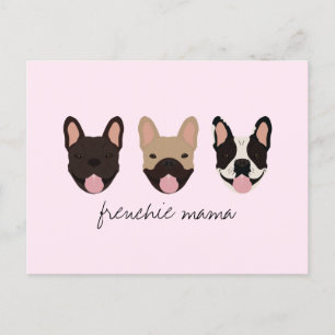 Carte Postale Chiens français de Frenchie Mama