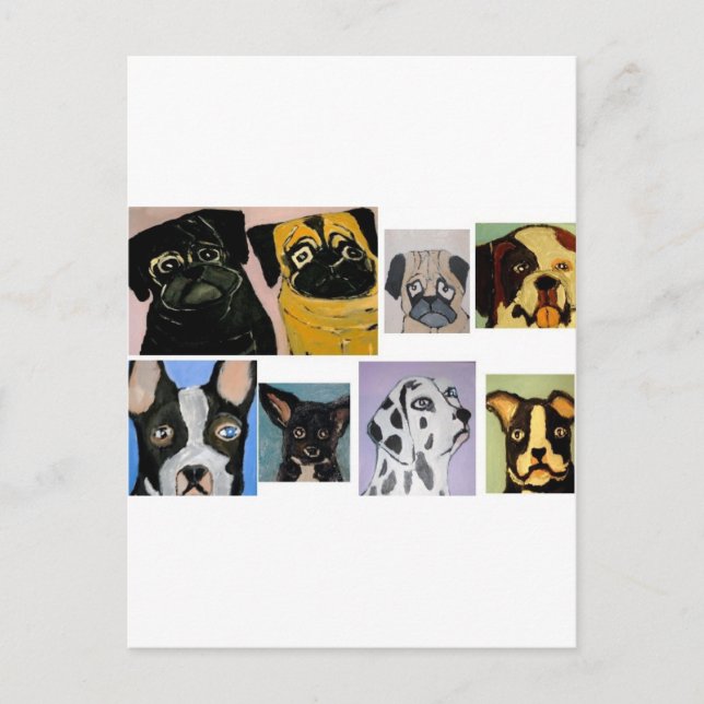 Carte Postale chiens par eric ginsburg (Devant)