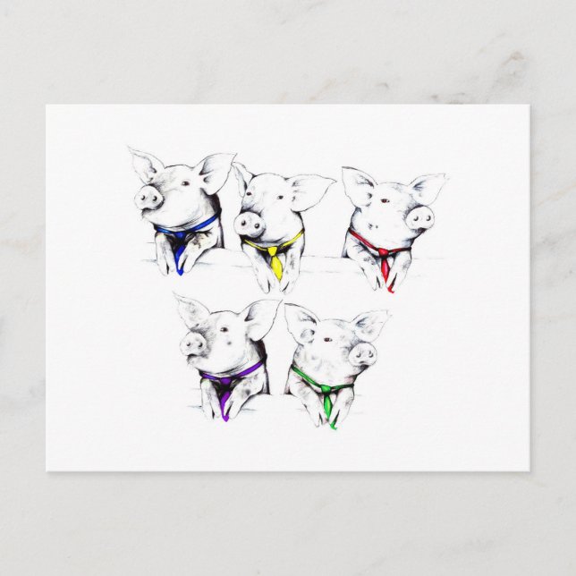 Carte Postale Chiens politiques (carte postale) (Devant)