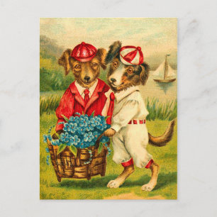 Carte postale Chiens Vintages