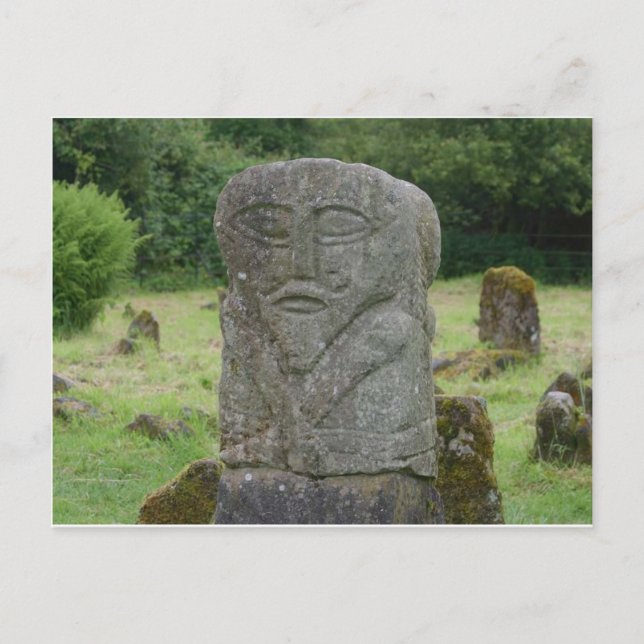 Carte Postale Chiffre de Boa Island Janus (Devant)