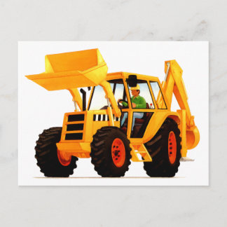 Carte Postale Chiffre jaune de l'enfant