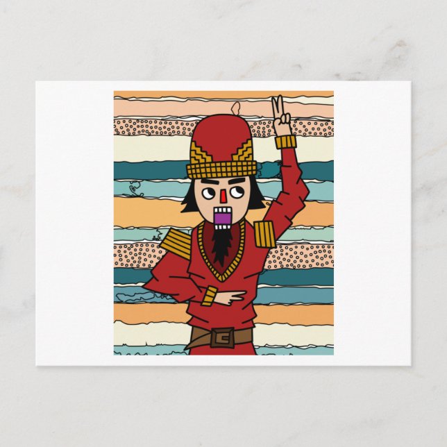 Carte Postale Chiffres Casse-Noix (Devant)