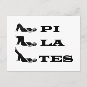 Carte Postale Chiffres de Pilates !