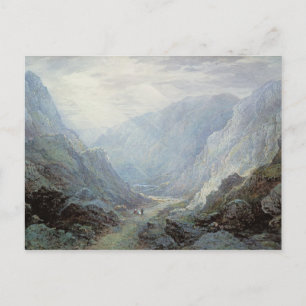 Carte Postale Chiffres Reposant Sur Le Chemin À Travers Une Port