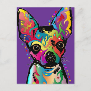Carte Postale Chihuahua Art