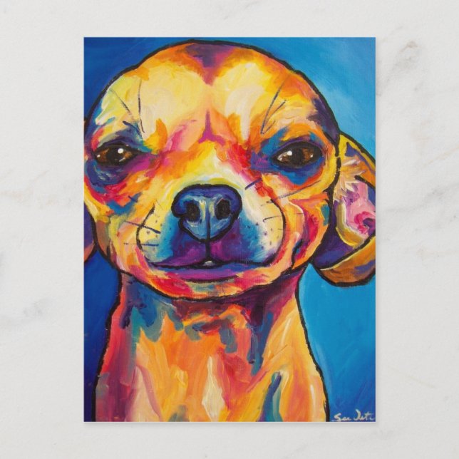 Carte Postale Chihuahua Fawn - Stoli (Devant)