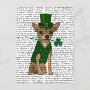 Carte Postale Chihuahua Leprechaun