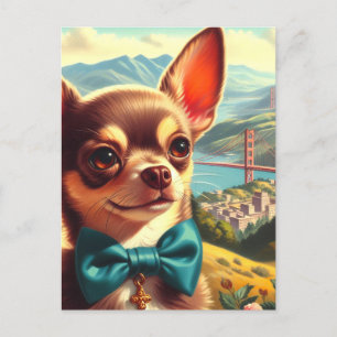 Carte Postale Chihuahua vintage