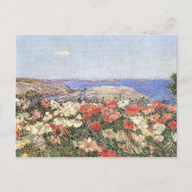 Carte Postale Childe Hassam - Des pavots sur les îles des Shoals (Devant)