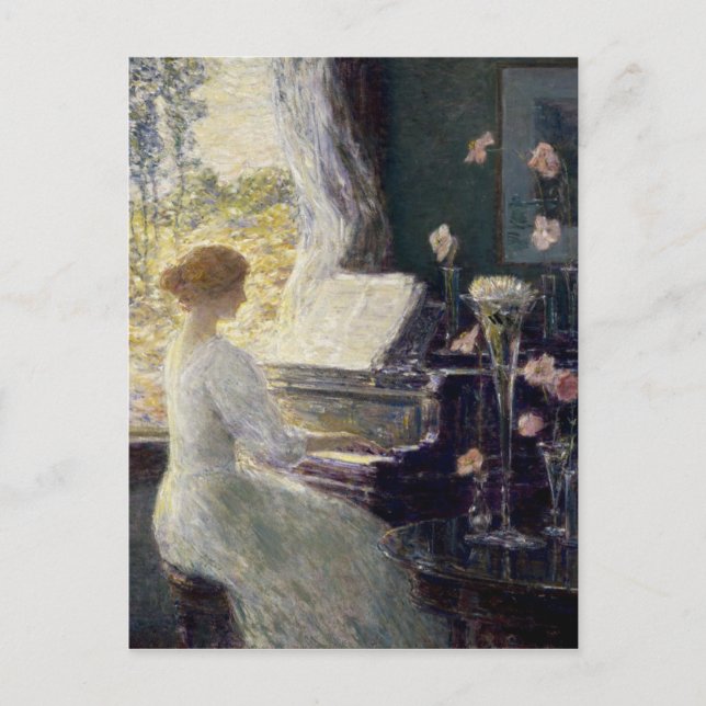 Carte Postale Childe Hassam - La Sonate (Devant)