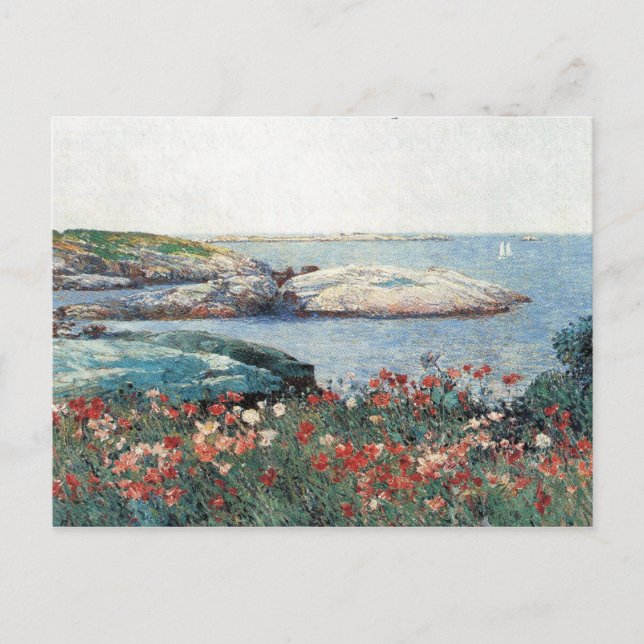 Carte Postale Childe Hassam - Poppies Isles of Shoals (Devant)