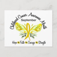 Childhood Cancer Awareness Month Butterfly 3.2
