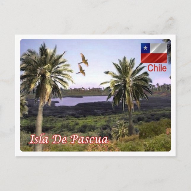 Carte Postale Chili - Île de Pâques - (Devant)