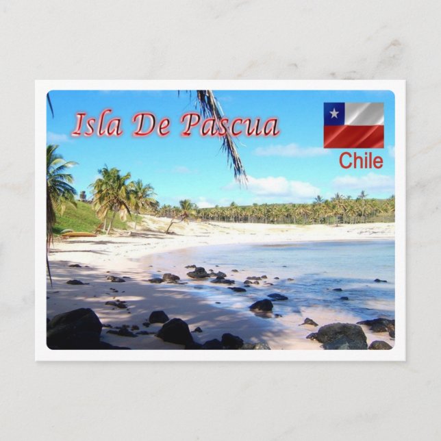 Carte Postale Chili - Île de Pâques - (Devant)