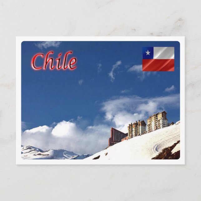 Carte Postale Chili - Vallée du Nevado (Devant)