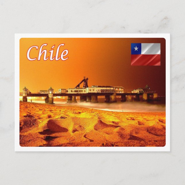 Carte Postale Chili - Vina del Mar - (Devant)