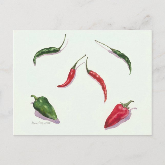 Carte Postale Chillies and Peppers 2005 (Devant)
