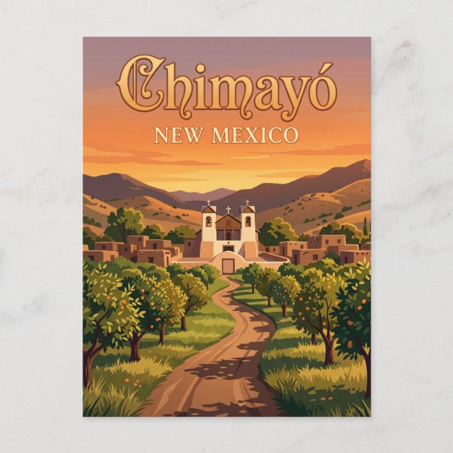 Carte Postale Chimayó États-Unis (Devant)