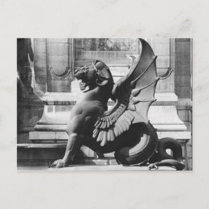 Carte Postale Chimera de la fontaine Saint Michel, Paris