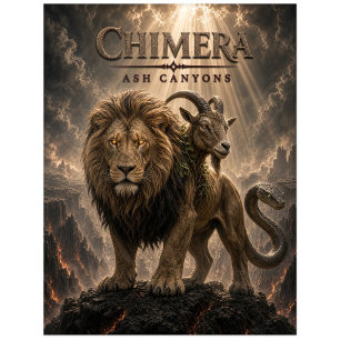 Carte Postale Chimère Canyons de cendres Cinéma sombre