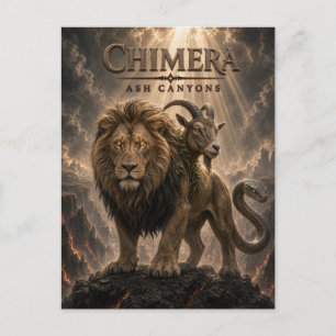 Carte Postale Chimère Canyons de cendres Cinéma sombre