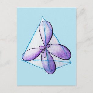 Carte Postale Chimie organique Molécule Orbitales atomiques Scie