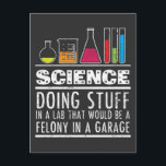 Carte Postale Chimie scientifique amusante T Chemise pour Nerds<br><div class="desc">Chimie scientifique amusante T Chemise pour Nerds</div>