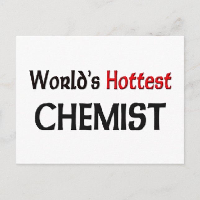 Carte Postale Chimiste le plus chaud au monde (Devant)
