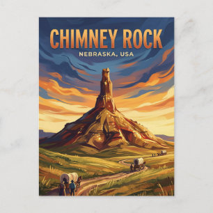 Carte Postale Chimney Rock National Historic Site États-Unis