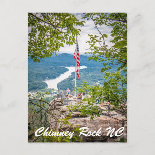 Carte Postale Chimney Rock NC