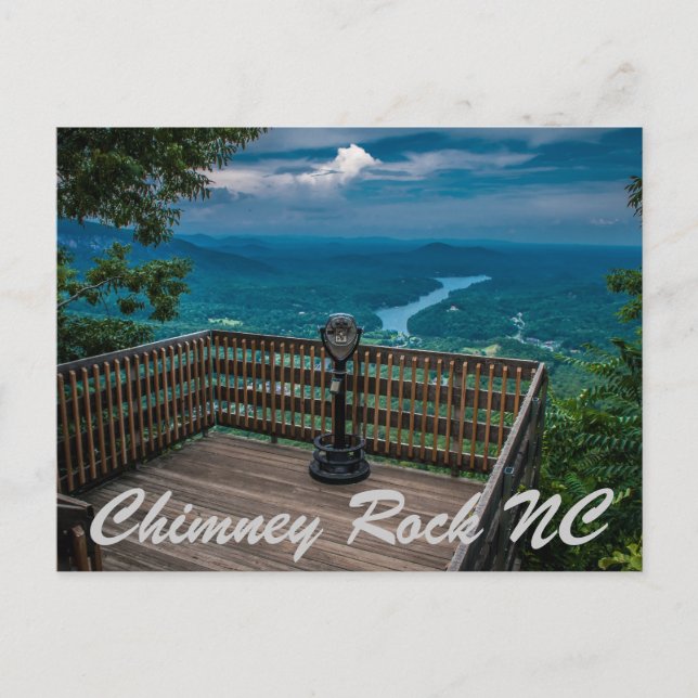 Carte Postale Chimney Rock NC (Devant)