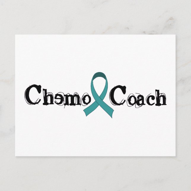 Carte Postale Chimo Coach - Ruban Turquoise (Devant)