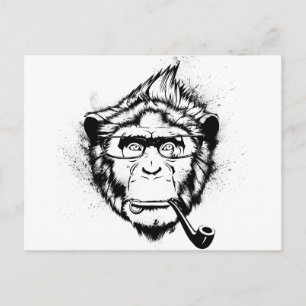 Carte Postale Chimp caractéristique