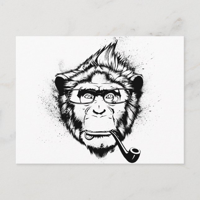 Carte Postale Chimp caractéristique (Devant)