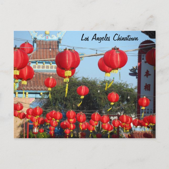Carte Postale Chinatown de Los Angeles (Devant)
