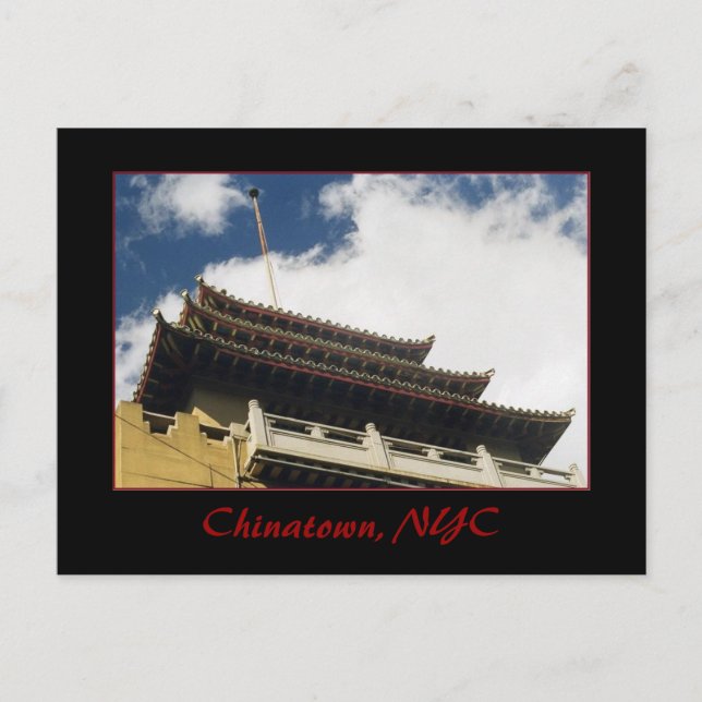 Carte postale Chinatown sur le toit (Devant)
