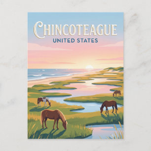 Carte Postale Chincoteague Virginie