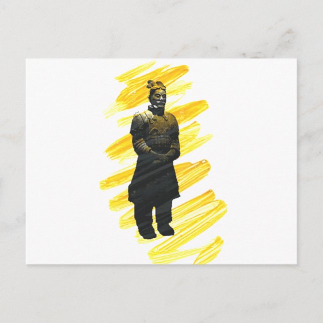 Carte postale Chine 2002 Teracotta Warriror Le MUS (Devant)