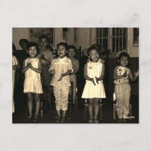 Carte Postale Chine Ancienne Changsha garde d'enfants