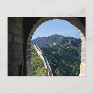 Carte Postale Chine, comté de Huairou, section Mutianyu de la
