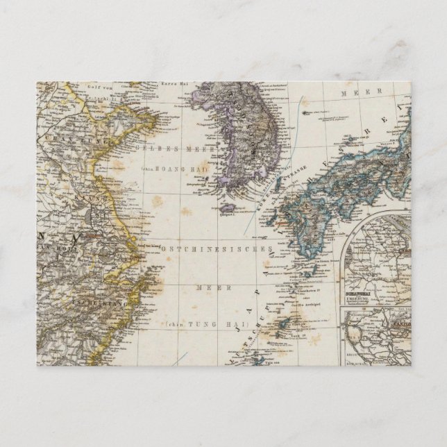 Carte Postale Chine, Corée, Japon (Devant)