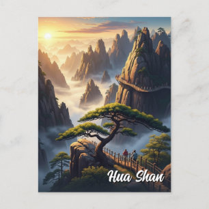 Carte Postale Chine de la montagne Hua Shan