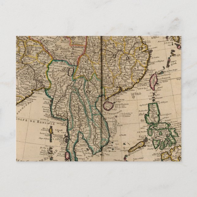 Carte Postale Chine et Inde (Devant)