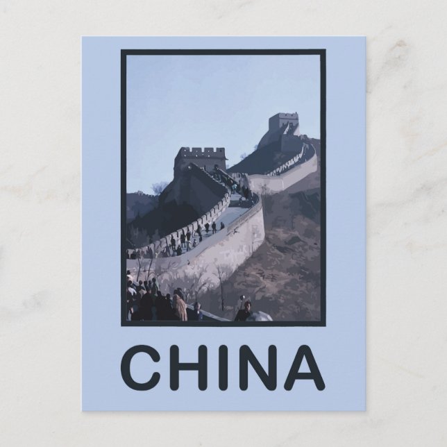 Carte Postale Chine Grande Muraille De Chine (Devant)