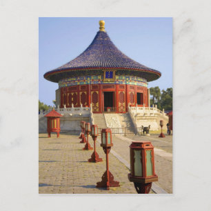 Carte Postale Chine, Pékin, parc Tian Tan, temple du Ciel,