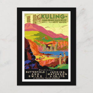 Carte postale Chine salue Vintage