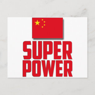 Carte Postale Chine - Super puissance