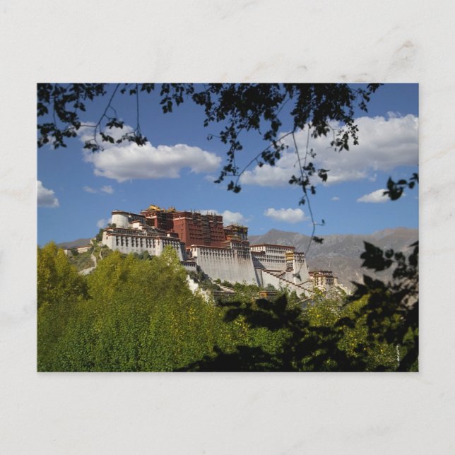 Carte Postale Chine, Tibet, Lhasa, Palais du Potala (Devant)